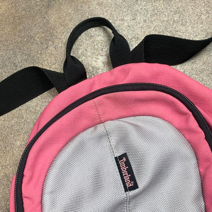 Timberland 00s pink white backpack