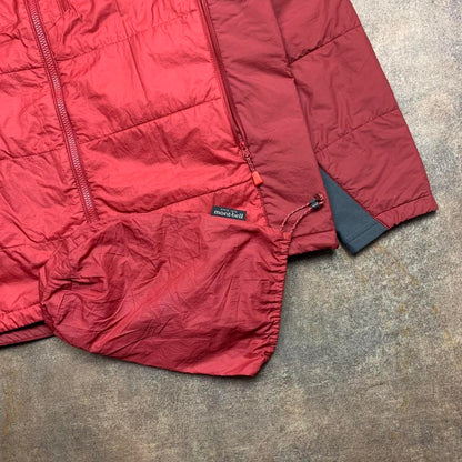 Montbell red maroon utilised windbreaker coat