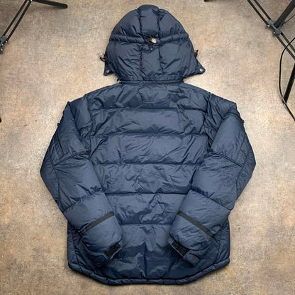 Oakley Software 00s navy puffer utilised ski jacket