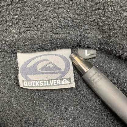 Quiksilver 90s black fleece sweater