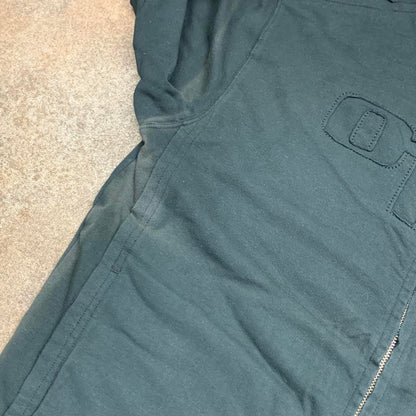 Oakley 00s black graphic boxy zip jumper