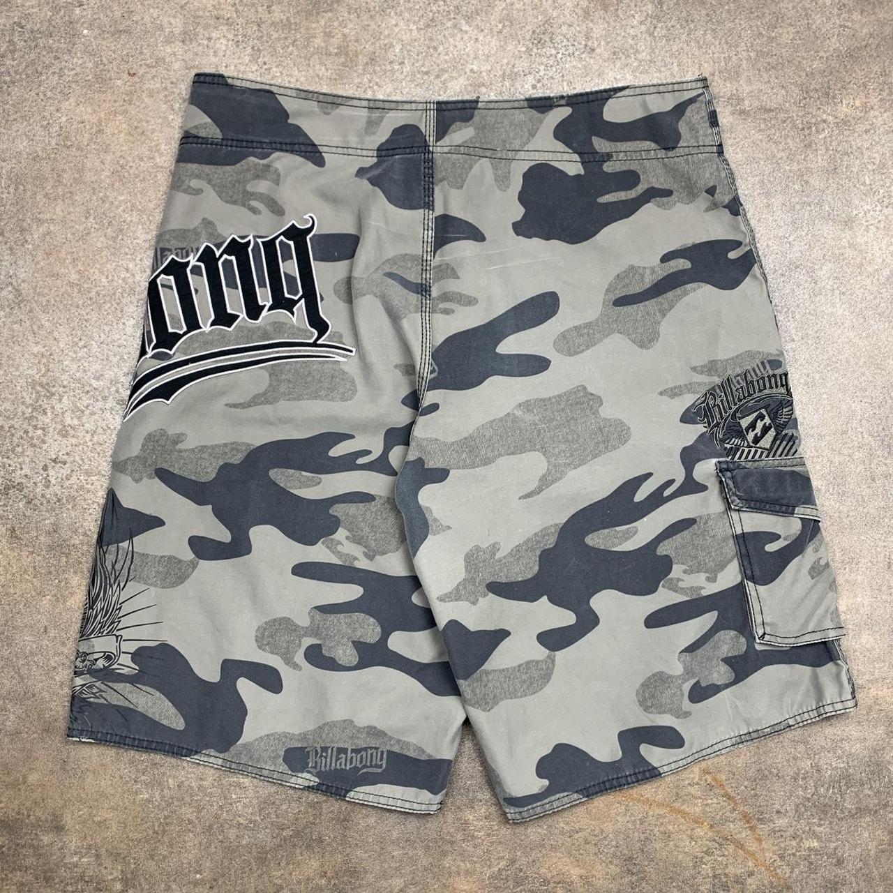 Billabong 00s camo graphic boardshorts
