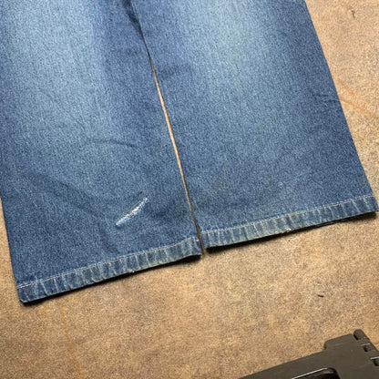 Phat Farm 00s baggy navy blue denim jeans