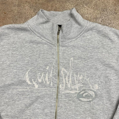 Quiksilver 00s graphic zip sweater (XL)