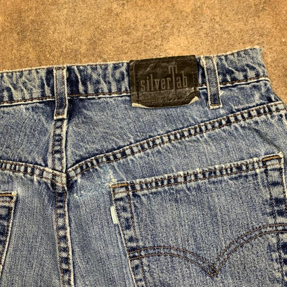 Levi’s Silvertab 90s baggy blue faded denim jeans