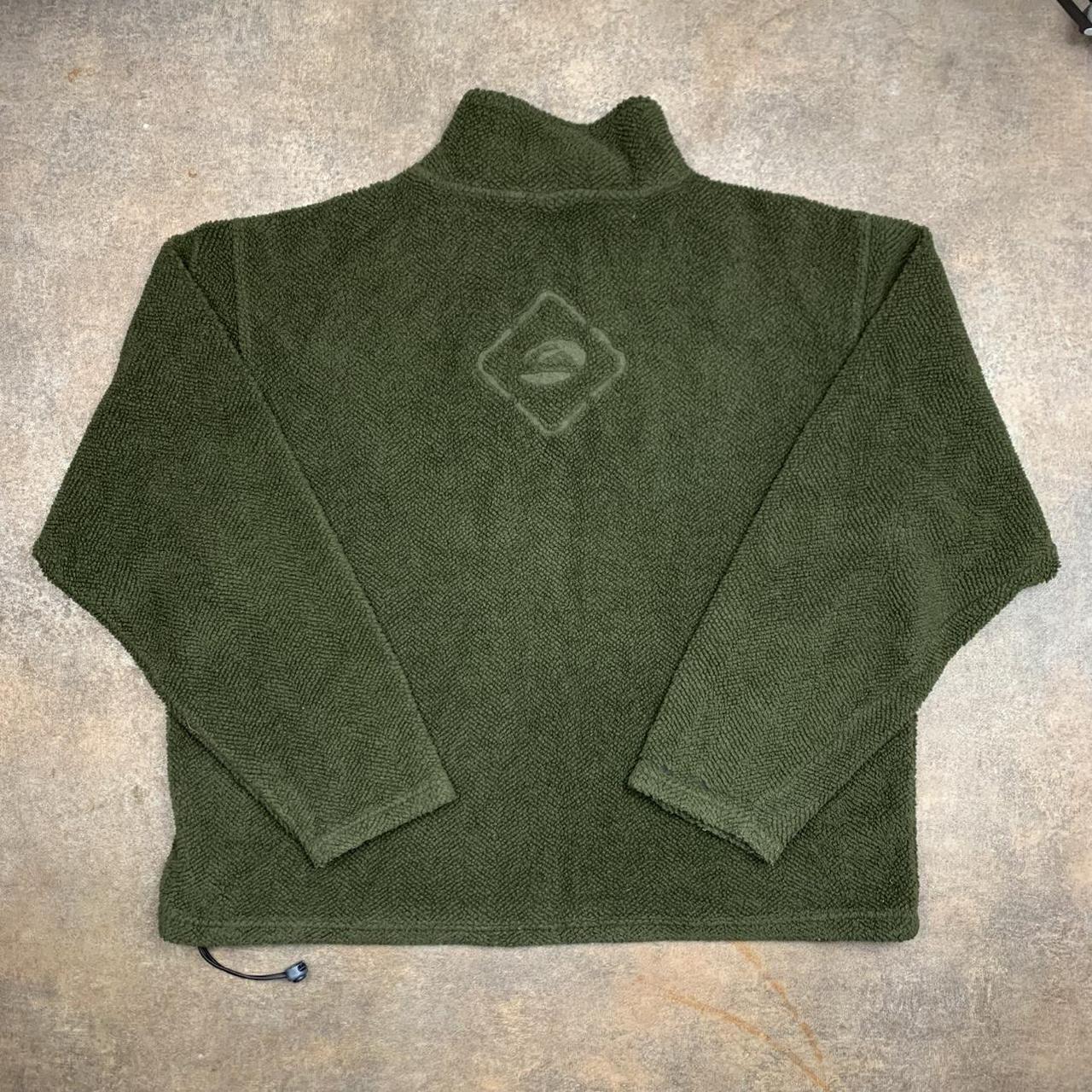 Quiksilver 90s khaki graphic boxy fleece