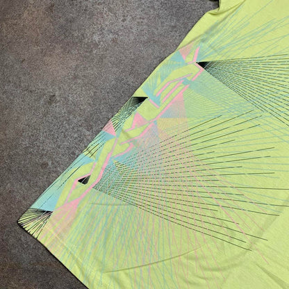 Oakley 00s yellow graphic logo tee