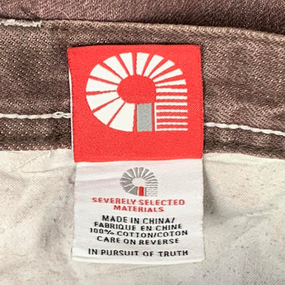 Akademiks 90s baggy graphic maroon denim jeans