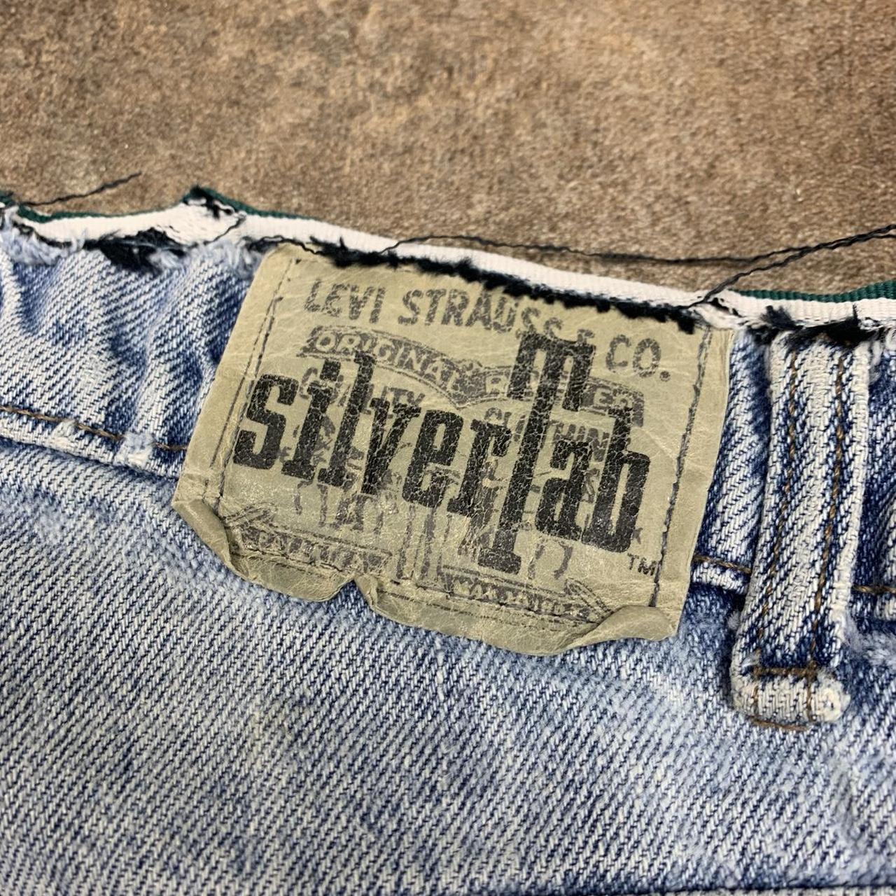Levi’s Silvertab 00s pale blue baggy denim jeans