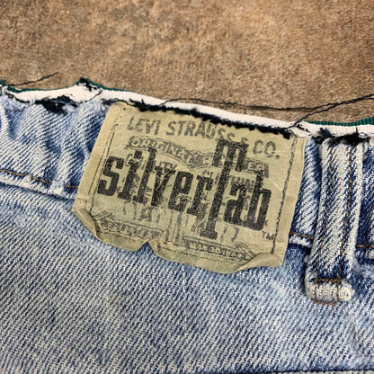 Levi’s Silvertab 00s pale blue baggy denim jeans