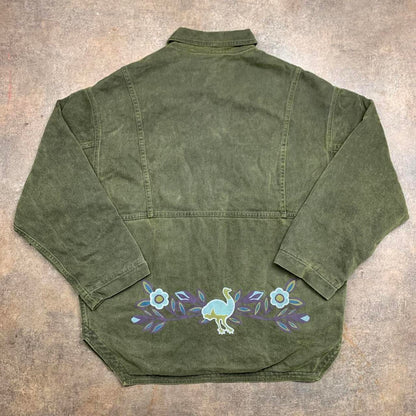 Oxbow 90s corduroy graphic jacket (M)