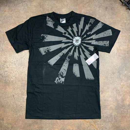 Fox Racing 00s black grey grunge graphic tee