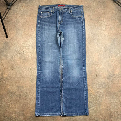 Fransa 00s baggy navy blue denim jeans