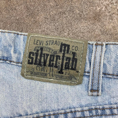 Levi’s Silvertab 00s baggy pale blue denim jeans
