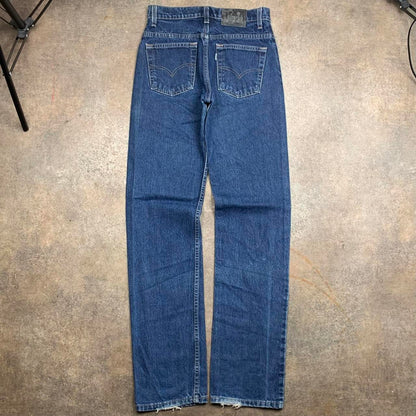 Levi's Silvertab vintage 00s straight leg navy denim jeans