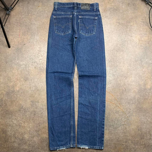 Levi's Silvertab vintage 00s straight leg navy denim jeans