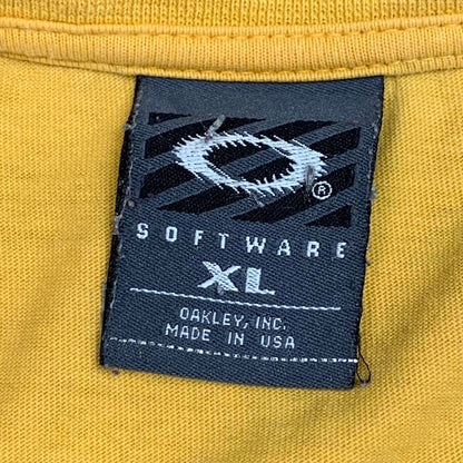 Oakley Software 90s yellow nuke graphic tee