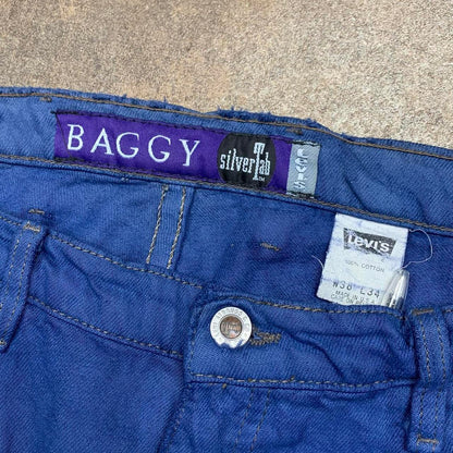 Levi’s Silvertab 00s baggy blue denim jeans