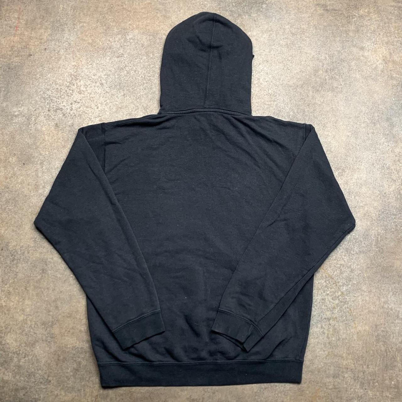 Billabong 00s graphic black boxy hoodie