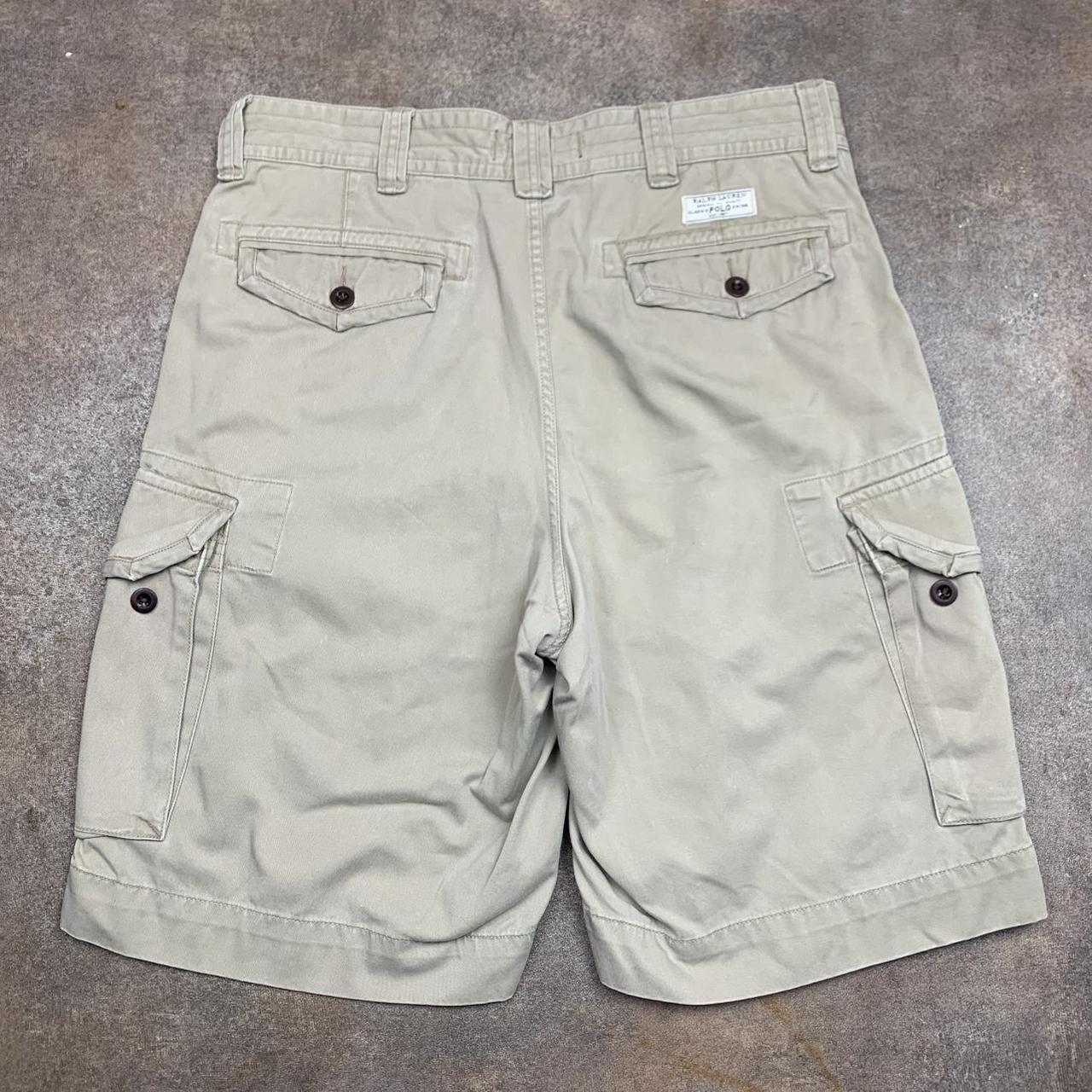 Polo Ralph Lauren 00s beige baggy cargo shorts