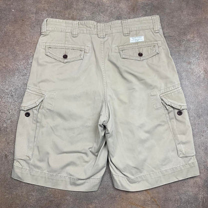 Polo Ralph Lauren 00s beige baggy cargo shorts