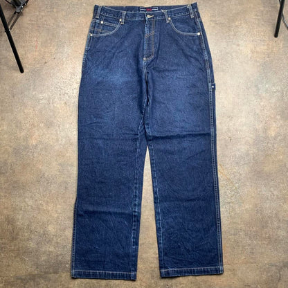 Phat Farm 90s navy baggy carpenter denim jeans