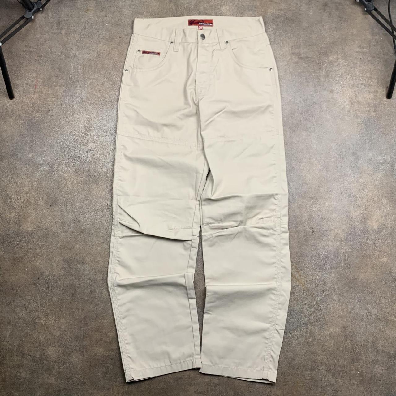Quiksilver 90s cream baggy denim jeans