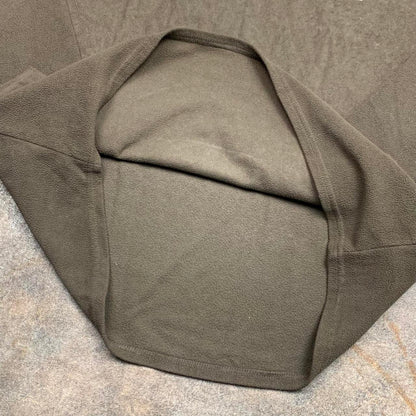 Animal 00s graphic brown quarter zip fleece
