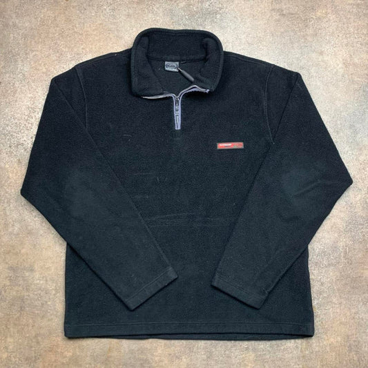 Quiksilver 90s black fleece sweater