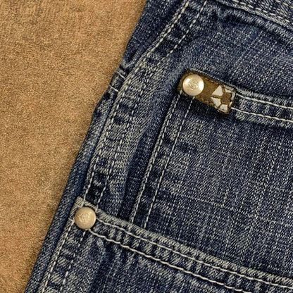 Southpole 00s baggy washed navy blue denim jeans