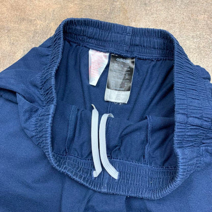 adidas 00s graphic navy white baggy shorts