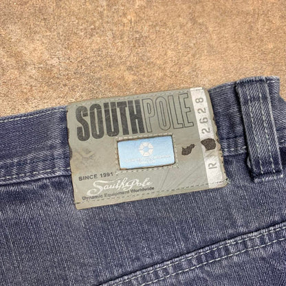 Southpole 00s baggy navy blue denim jeans