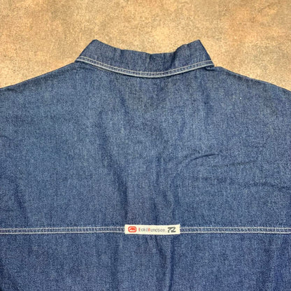 Ecko Function 00s navy graphic denim jacket