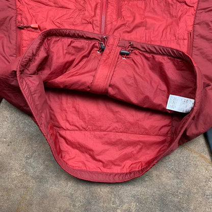 Montbell red maroon utilised windbreaker coat