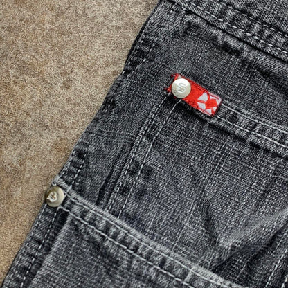 Southpole 00s red tab baggy jorts (40")