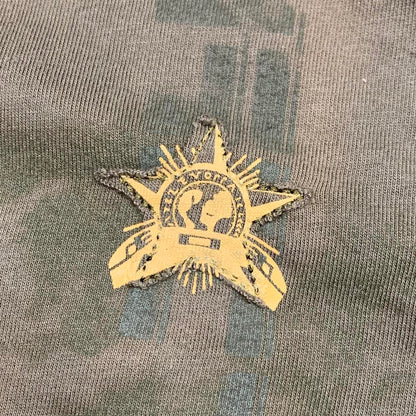 Oakley 00s khaki graphic zip jumper