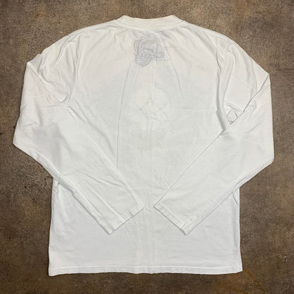Billabong 00s graphic white long sleeve tee