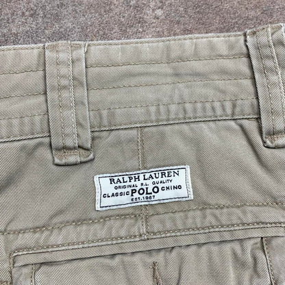 Polo Ralph Lauren 00s beige baggy cargo shorts