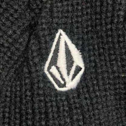 Volcom black logo beanie