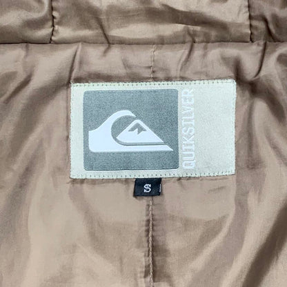Quiksilver 90s cream beige fur hood parka