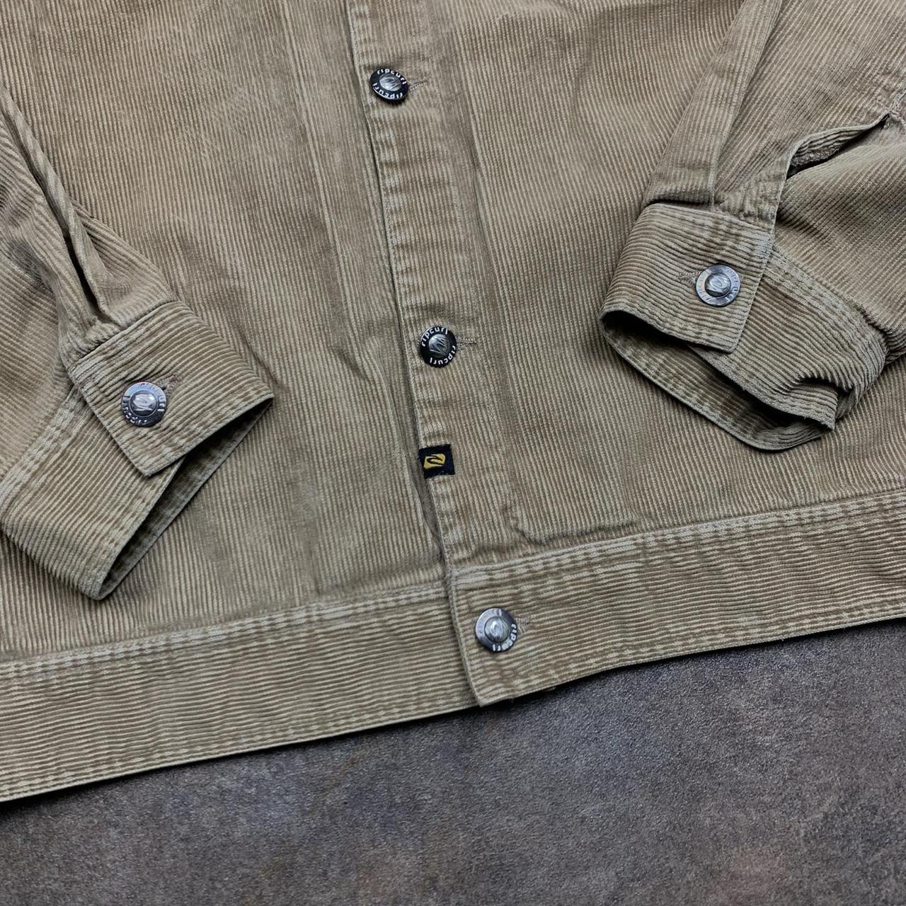 Rip Curl 90s corduroy tan shirt jacket
