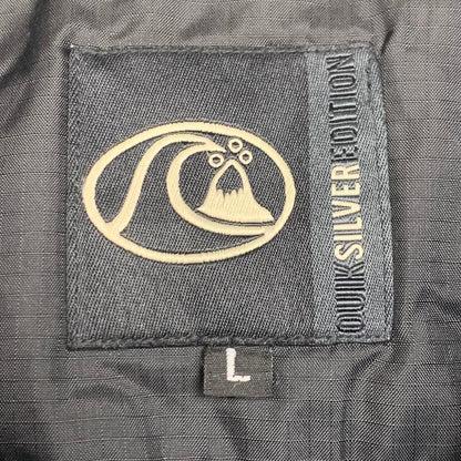 Quiksilver 90s black puffer jacket (L)