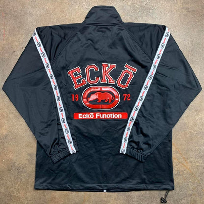 Ecko Function 00s graphic black red zip jacket