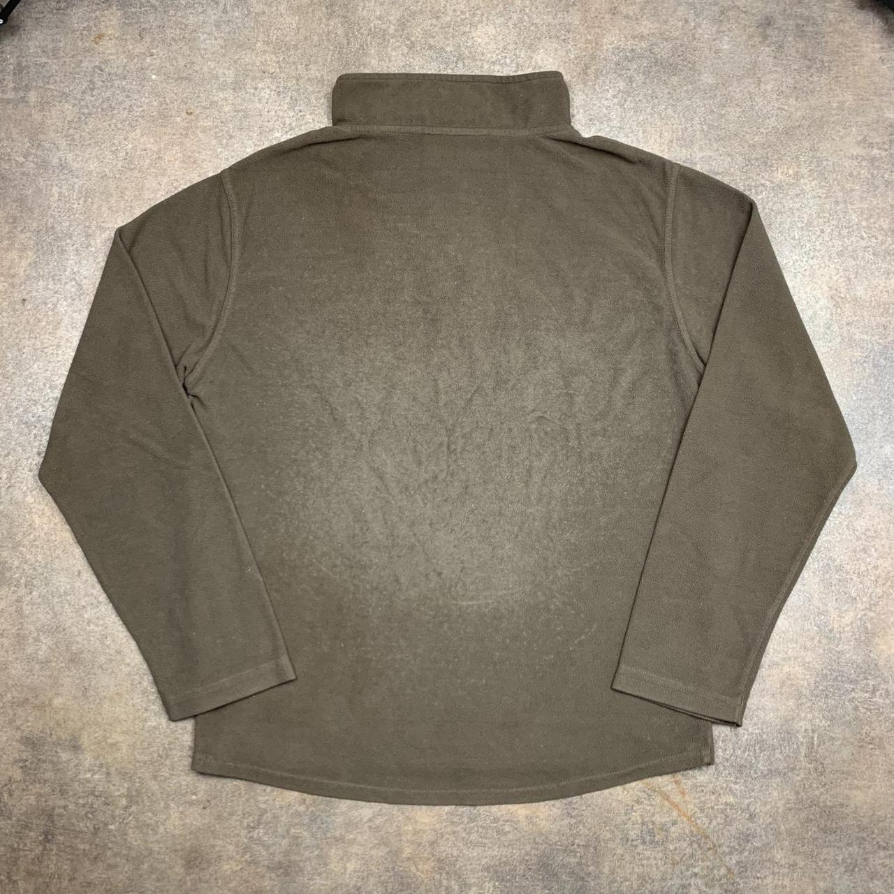 Animal 00s graphic brown quarter zip fleece