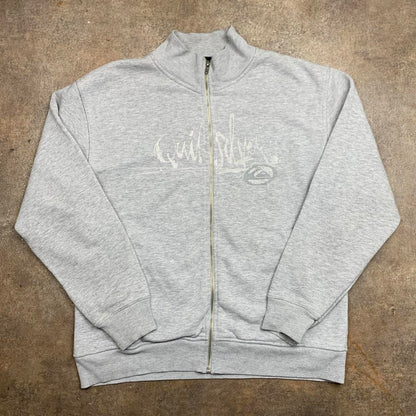 Quiksilver 00s graphic zip sweater (XL)