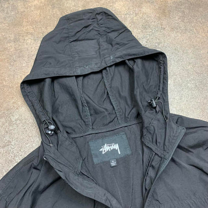 Stüssy 00s black technical zip jacket