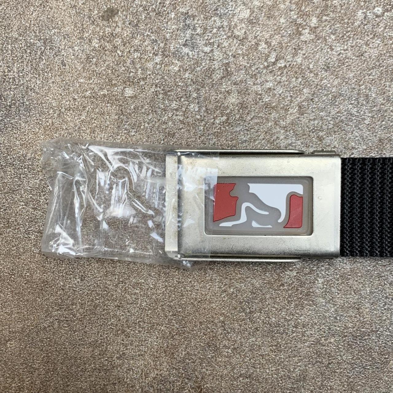 Drunknmunky 00s black webbed buckle belt
