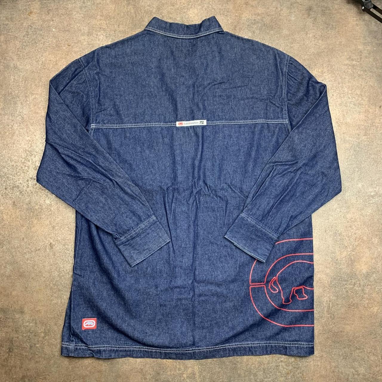Ecko Function 00s navy graphic denim jacket