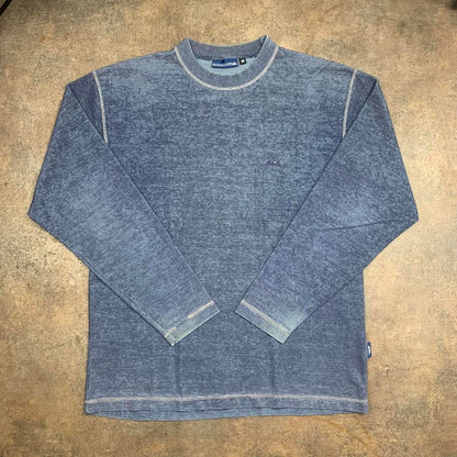 Quiksilver 90s blue graphic long sleeve tee