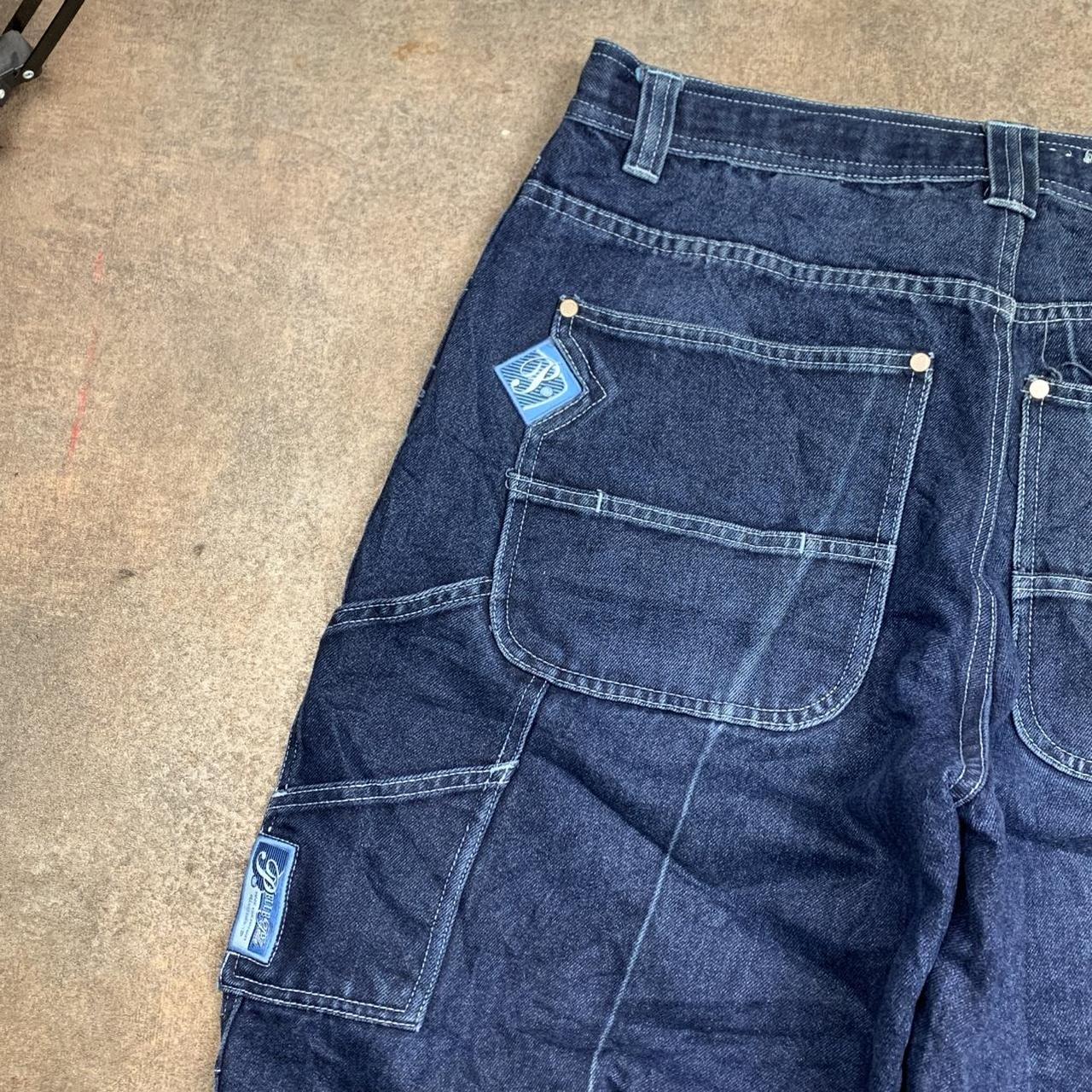 Pelle Pelle 90s baggy graphic carpenter denim jeans